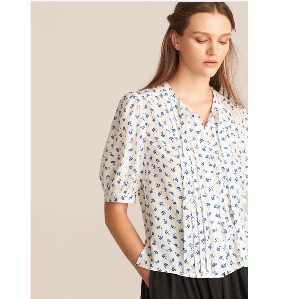 Rebecca Taylor Emmy Floral Silk Top 🌺IN STORES🌺